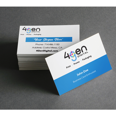 Custom Design/Upload Business Cards Printed Full Colour Single or Double Sided 