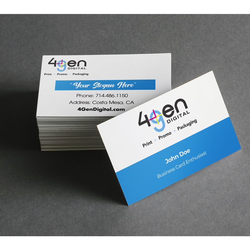 Business Cards, 100 Custom Business Cards From Your Business Card Design  Full Color Business Cards, Heavy Business Card Stock 